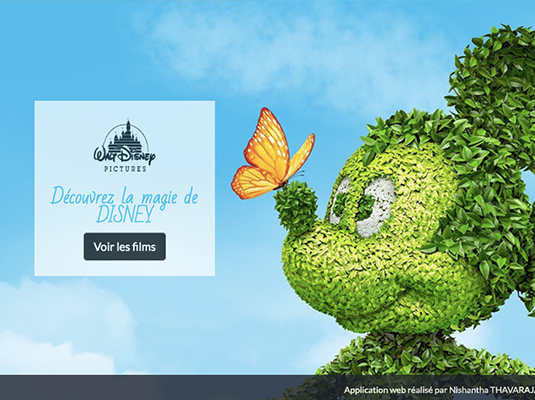 Disney Angular JS + API